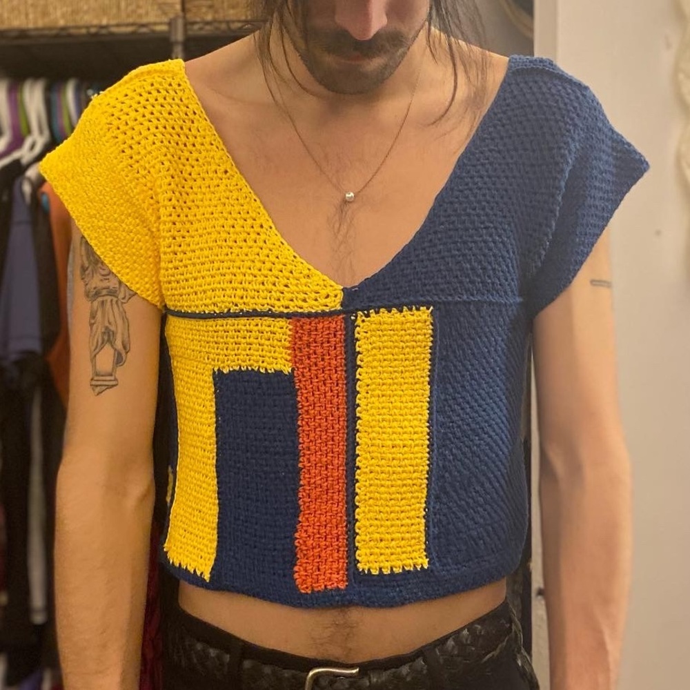 Crochet crop top